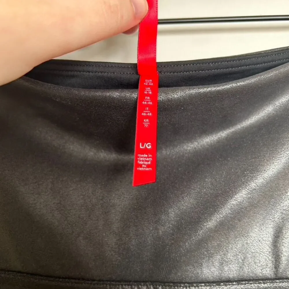 SPANX Faux Leather Leggings